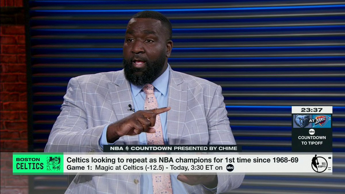 "This is Tatum's moment." Kendrick Perkins believes the Celtics are still hungry because of the "disrespect" they received NBA champs 🏆