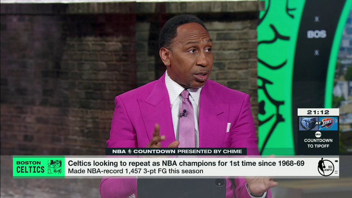 "Even though the Magic can't shoot threes ... they will lock yo behind up." @StephenASmith believes the Magic can make this series "very interesting" if they run the Celtics off the 3-point line 👀