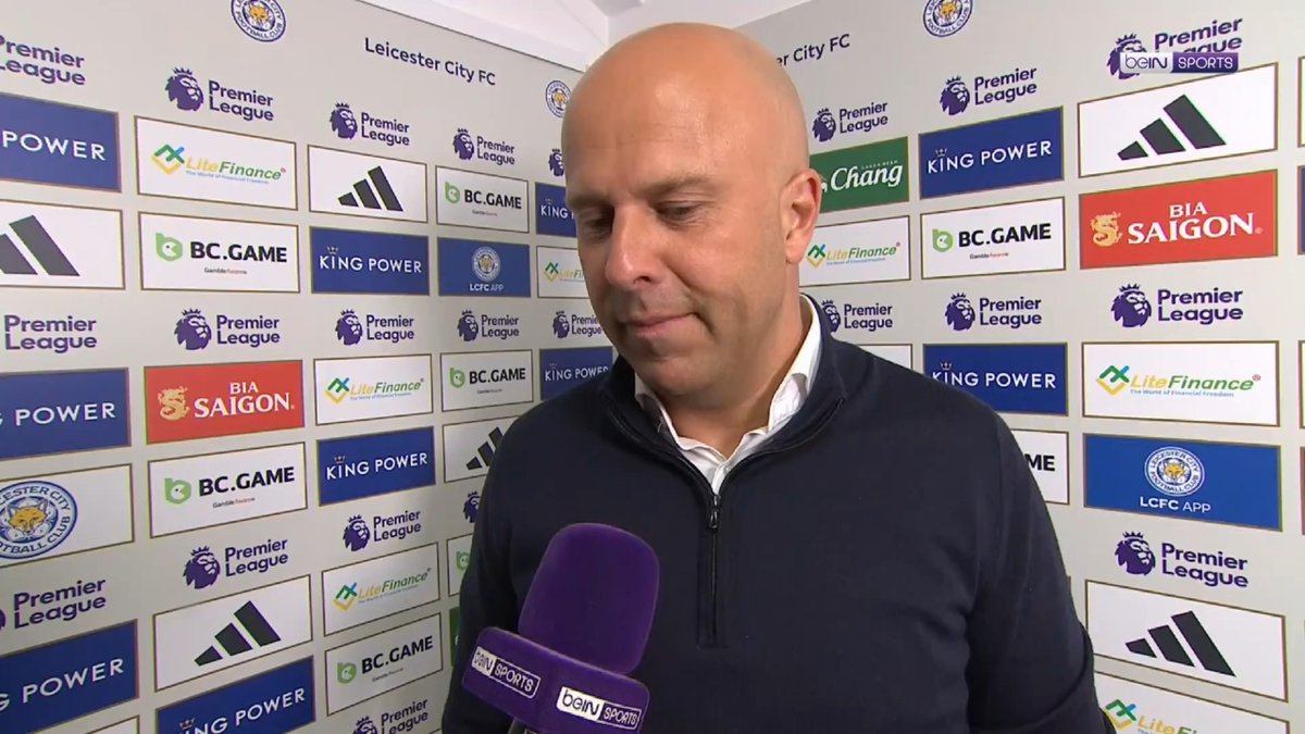 🗣️ "I'm really pleased for him [Trent Alexander-Arnold] that he's scored this goal after all the work he's put in. I want to win the league, that's what it's all about!" Arne Slot praises today's matchwinner after Liverpool's 1-0 victory over Leicester. 🎙️ Andy Kerr #beINPL #LEILIV #LFC