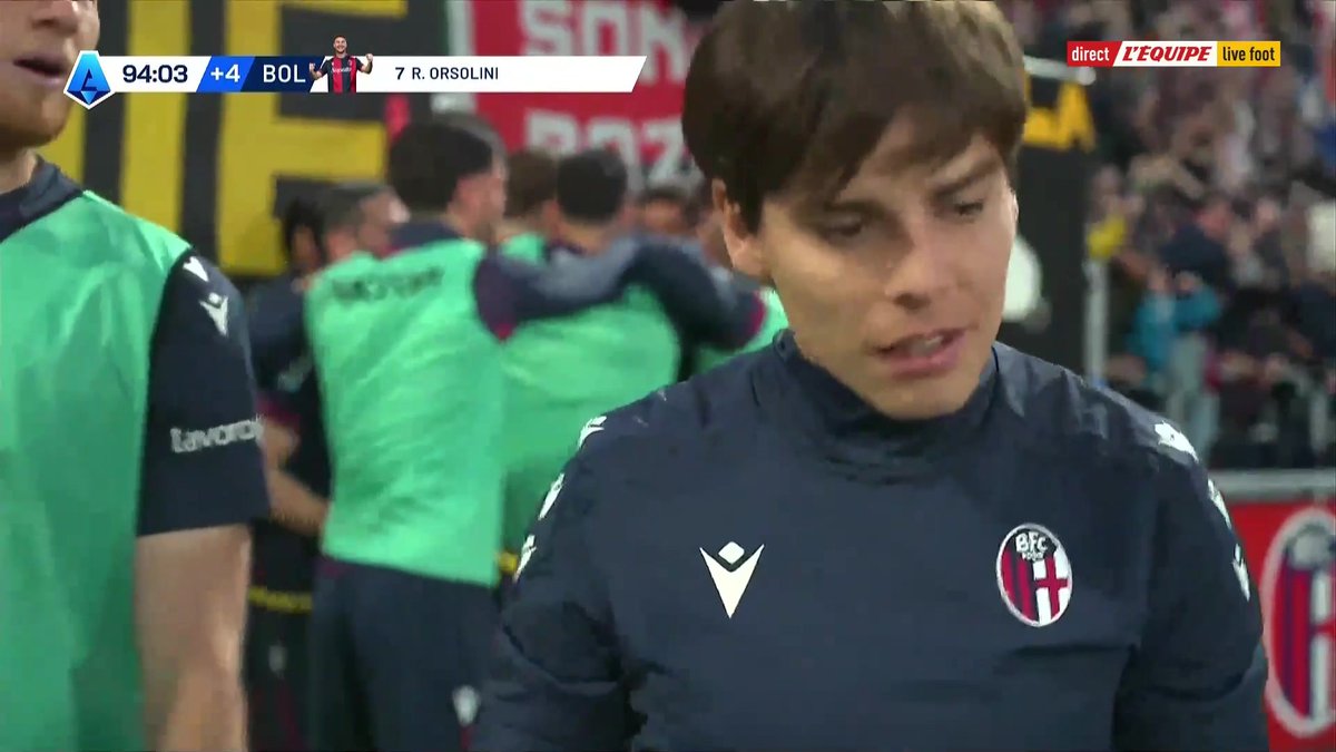 DINGUE ! Bologne arrache la victoire dans les derniers instants face à l’Inter Milan ! 😱❤️💙 La bicyclette d’Orsolini 🇮🇹✨ 🎥 L'Équipe