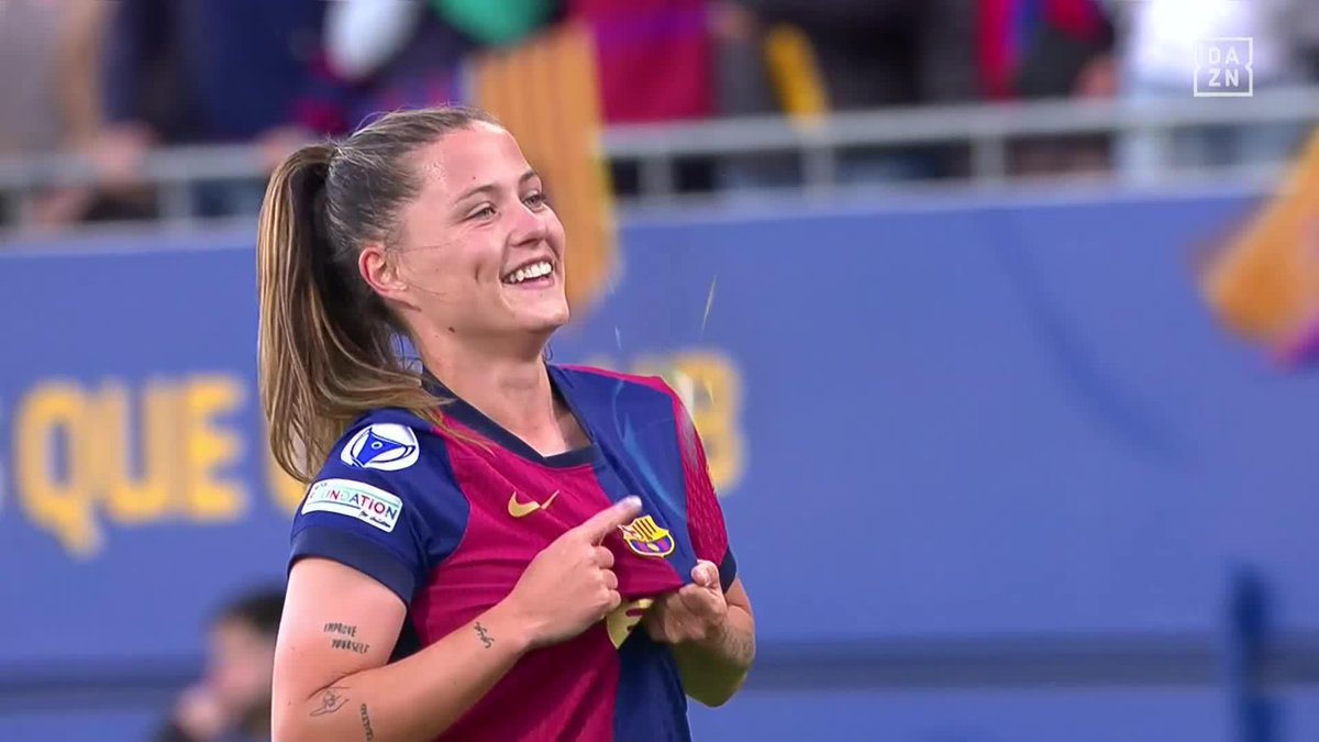 EL TACONAZO DE LA REINA 👑 Alexia Putellas ft. Claudia Pina. Un fútbol, el del FC Barcelona Femení, de fantasía ✨🔥 #DAZNUWCL #UWCL