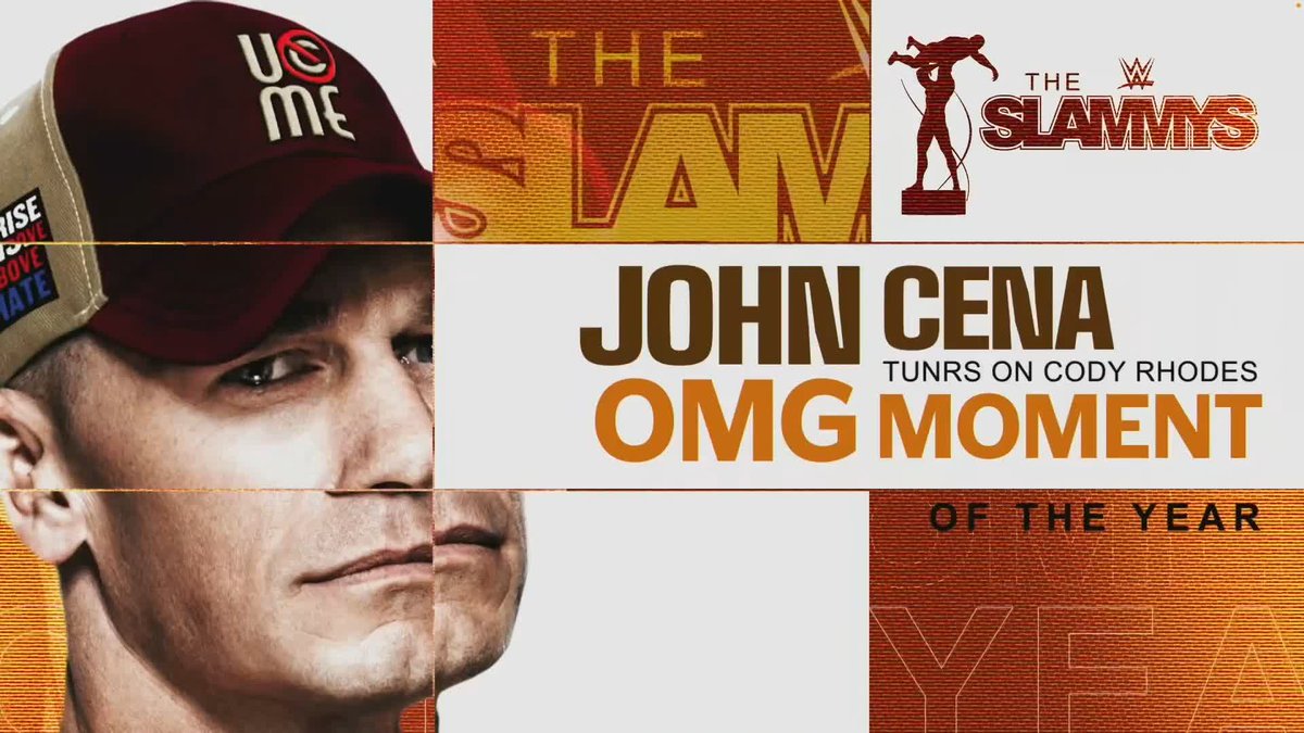 The Slammy Award for OMG Moment of the Year goes to... 🏆 John Cena turning on Cody Rhodes