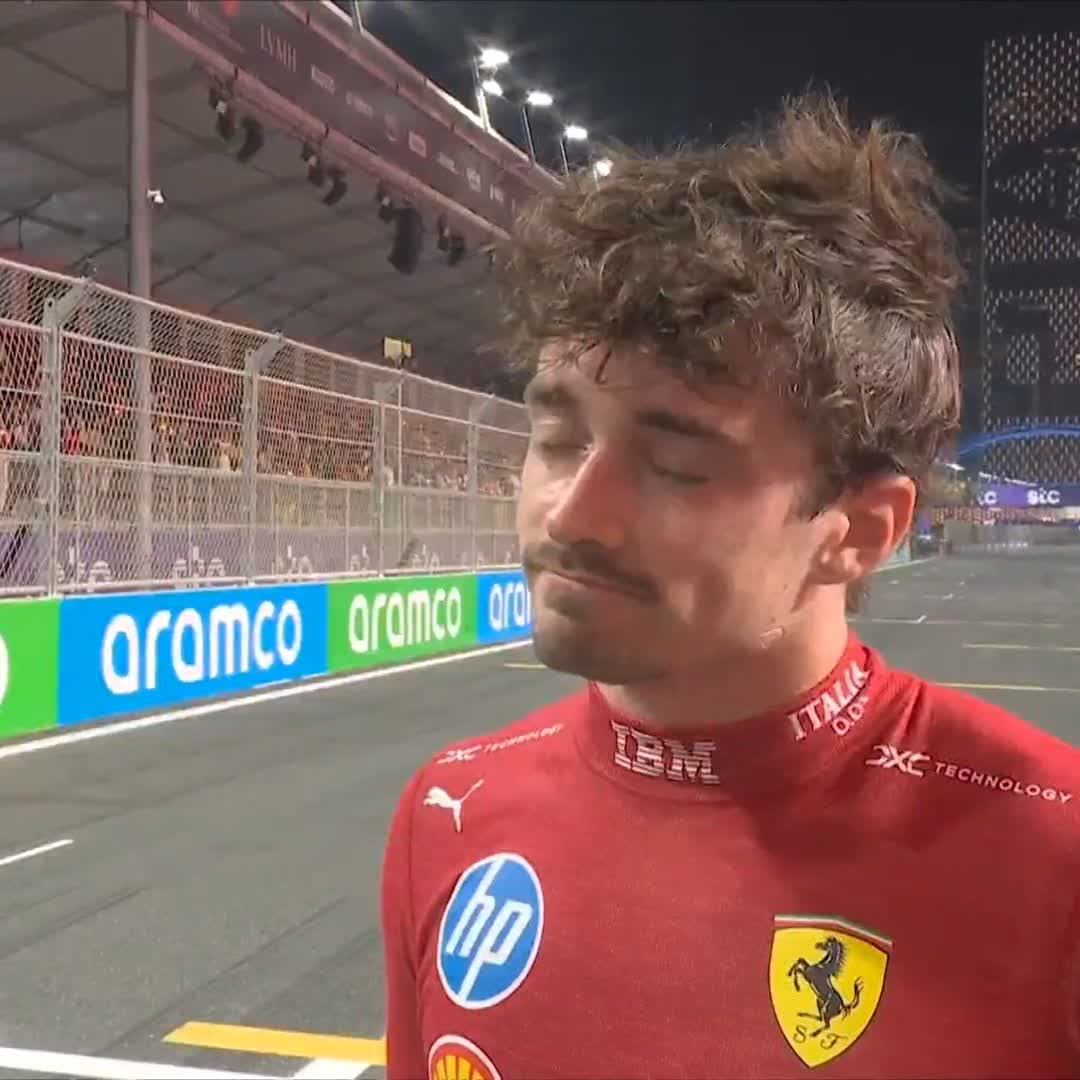 "I'm very proud of what we've done." Charles Leclerc reflects on his P3 performance 🔴