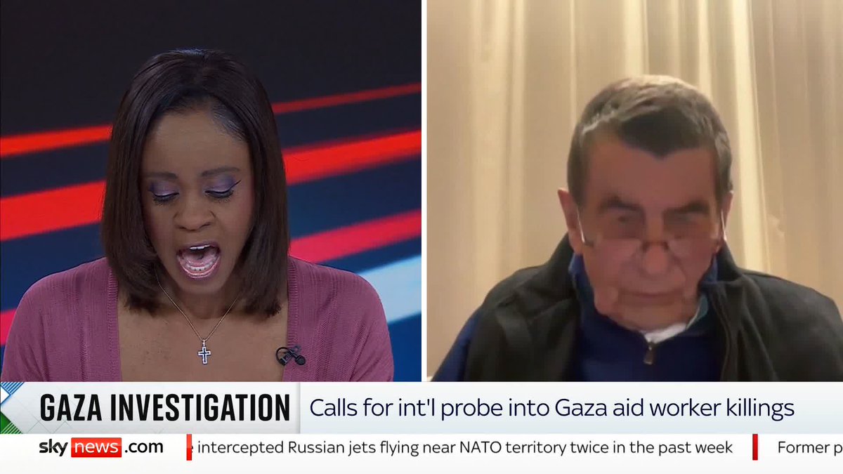 Human rights barrister and former ICC prosecutor Sir Geoffrey Nice KC says the IDF's killing of 15 aid workers in Gaza 'may well be a war crime' and should be investigated as a possible war crime. 📺 Sky 501, Virgin 602, Freeview 233 and YouTube