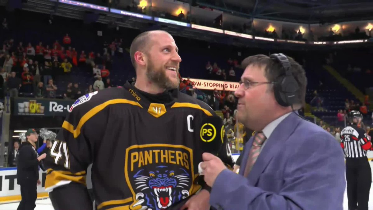 😼 Nottingham Panthers's Sam Herr on a perfect farewell for him in Nottingham "This is how I wanted to go out" 🗣️ #EIHL | Elite Ice Hockey League | #EIHL