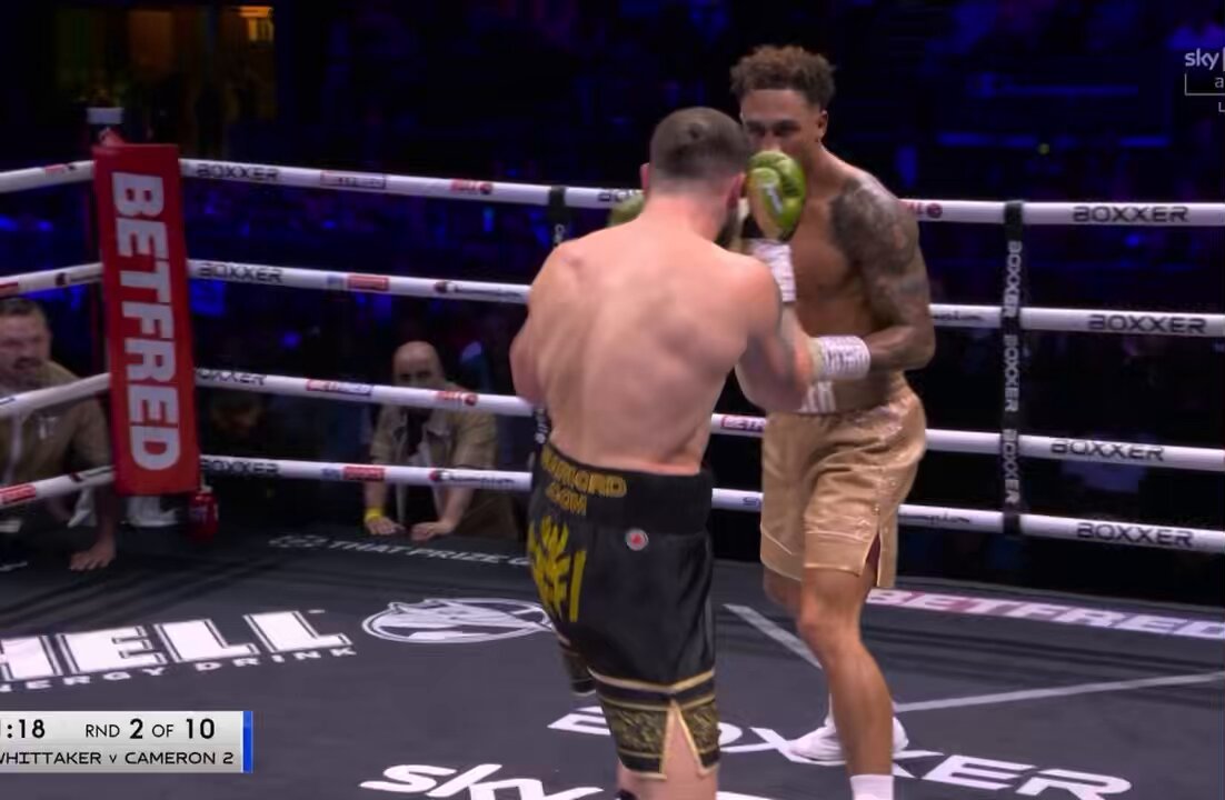 BEN WHITTAKER WITH THE 2ND ROUND TKO VICTORY‼️ 😤😤 #Boxing 🔥🔥🥊🥊🥊🥊