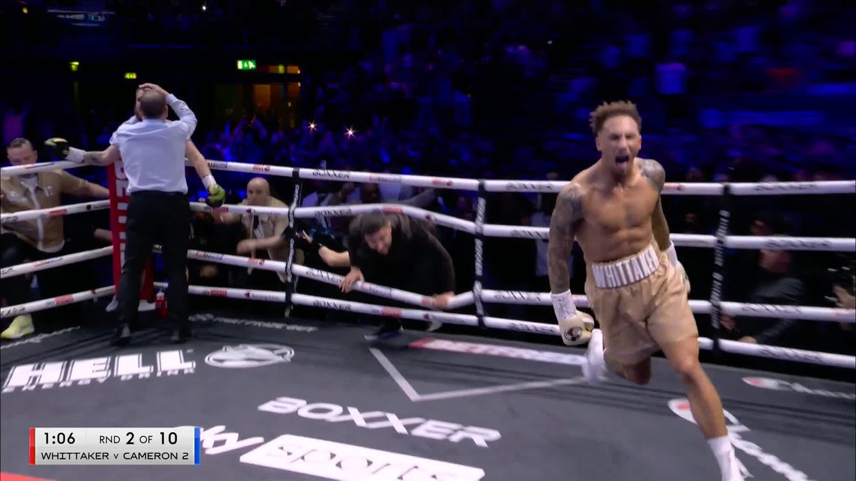 Ben Whittaker stops Liam Cameron in the second round! 😱 #WhittakerCameron2 | Live on Sky Sports