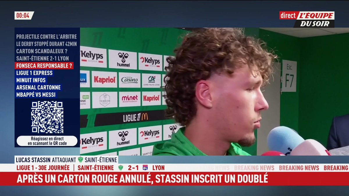 💬 Lucas Stassin : « Je pensais que l'arbitre allait annuler le carton rouge et me donner le jaune. » #EDS #ASSEOL
