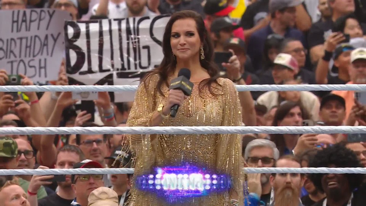 Welcome BACK to #WrestleMania!