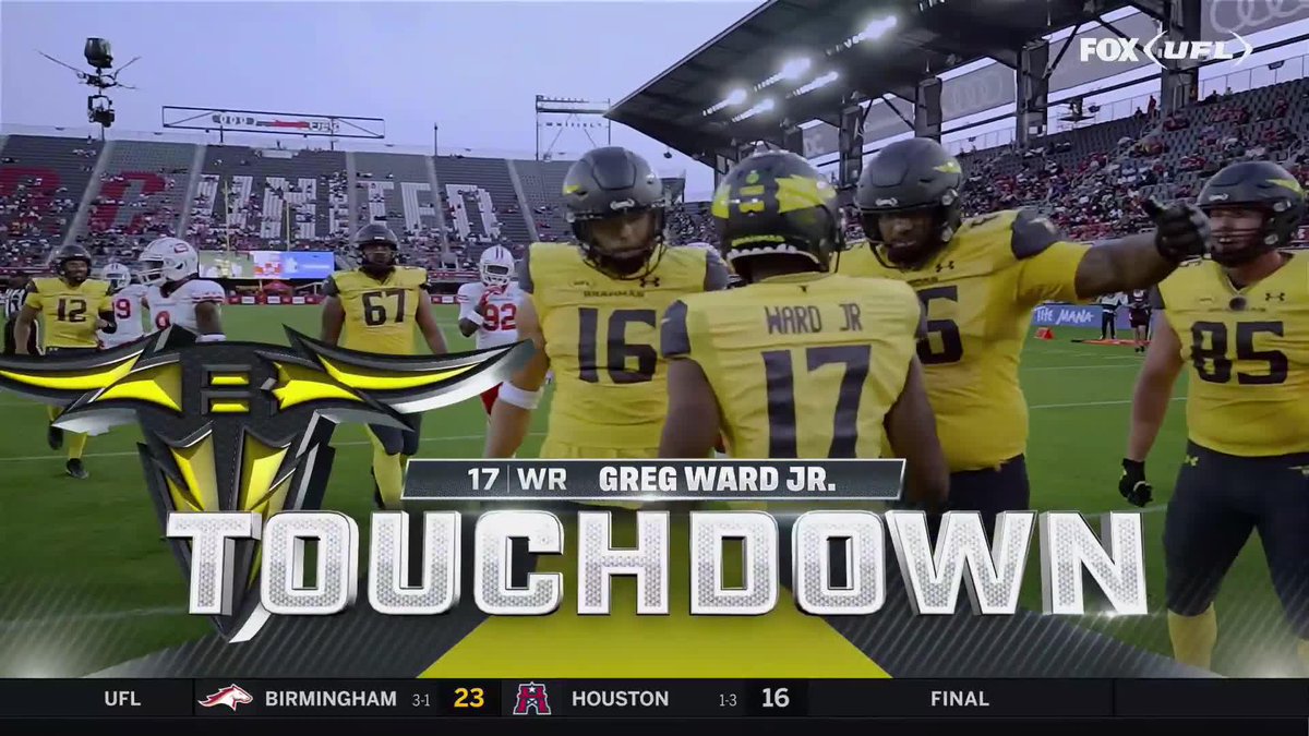 FIRST TD OF THE YEAR FOR GREG WARD‼️
