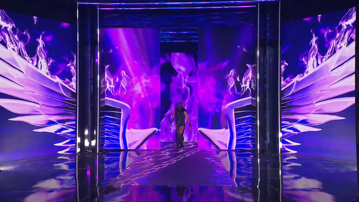 This is her #WrestleMania BRUTALITY! 😈