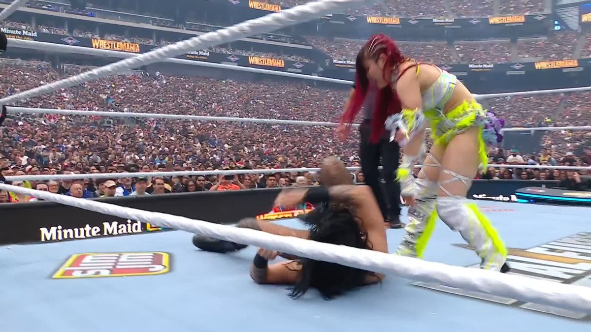 EVERYBODY'S DOWN! #WrestleMania