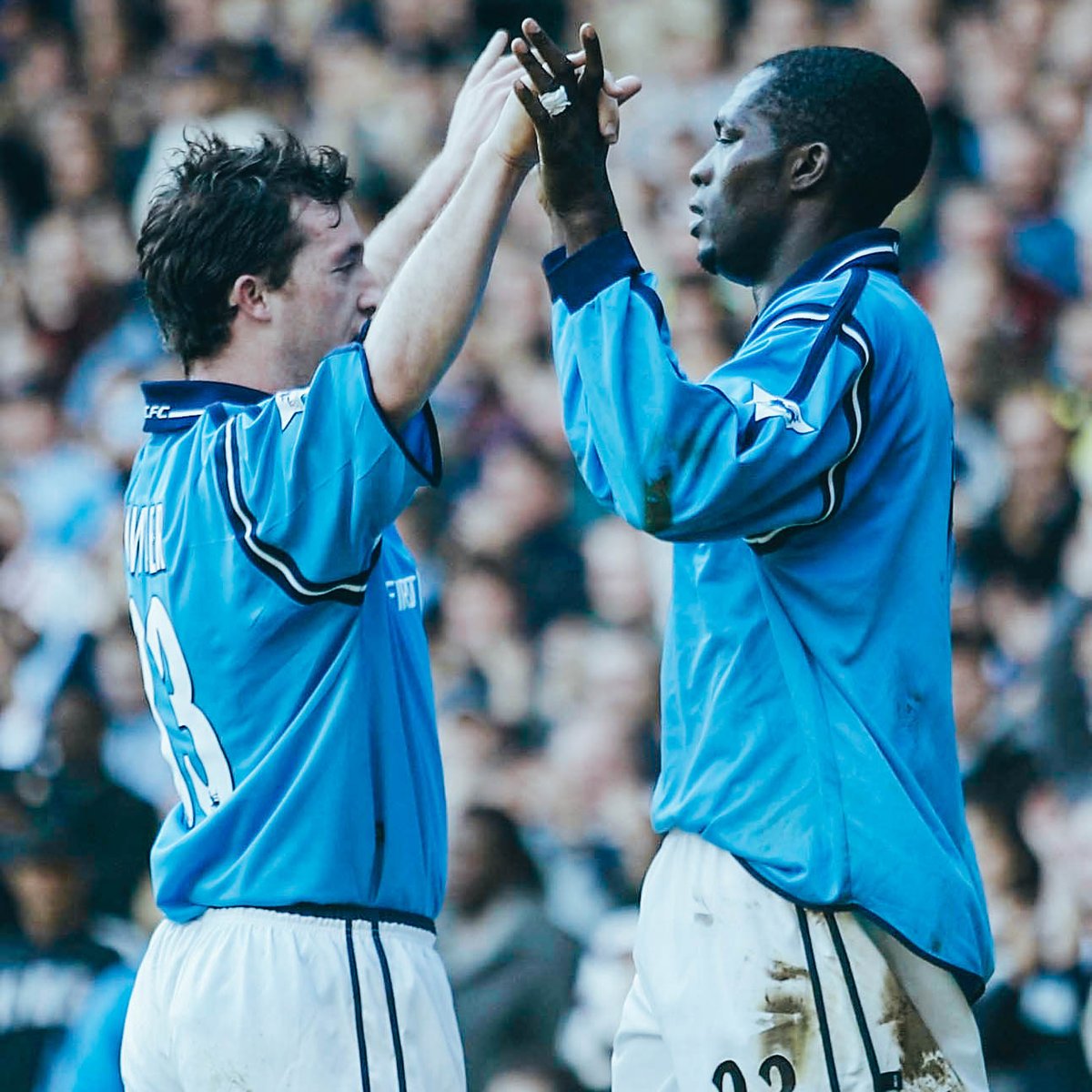 Our final goals at Maine Road, scored #OnThisDay in 2003. 🥹💙