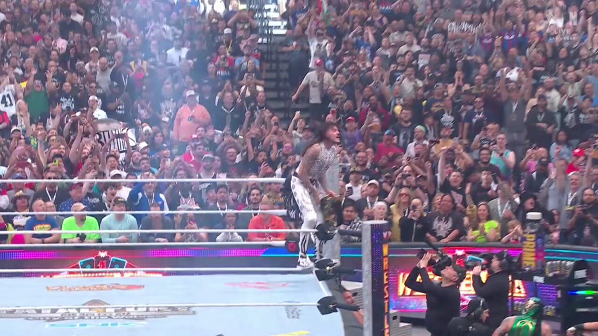 I'M SO HAPPY MAN.... DOMINIK WINNING THE TITLE JUST FEELS RIGHT 😭 LONG OVERDUE. #WrestleMania