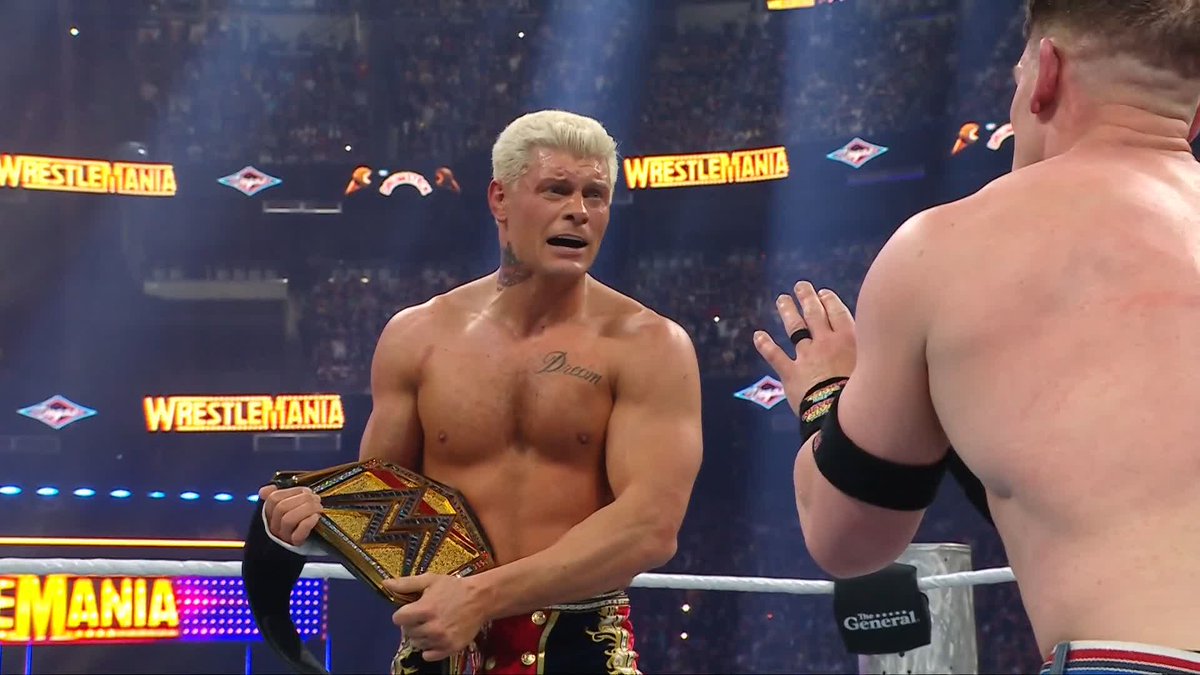 THE 1️⃣7️⃣ TIME CHAMP IS HERE! #WrestleMania