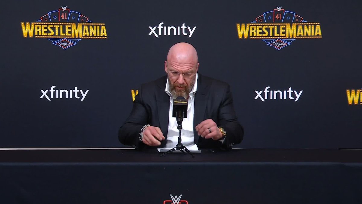 Paul "Triple H" Levesque takes a moment to thank everyone behind the scenes that helped make #WrestleMania so special.