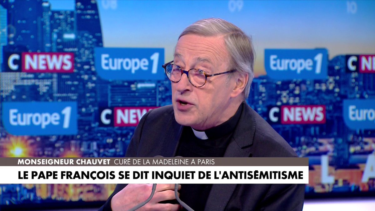 Monseigneur Chauvet : «Pour lutter contre l'antisémitisme, il faut montrer que nous avons des racines communes. Pour lutter contre ce fléau, il faut se dire que nous sommes quand même frères. On ne peut pas mettre une barrière.» #LaGrandeInterview