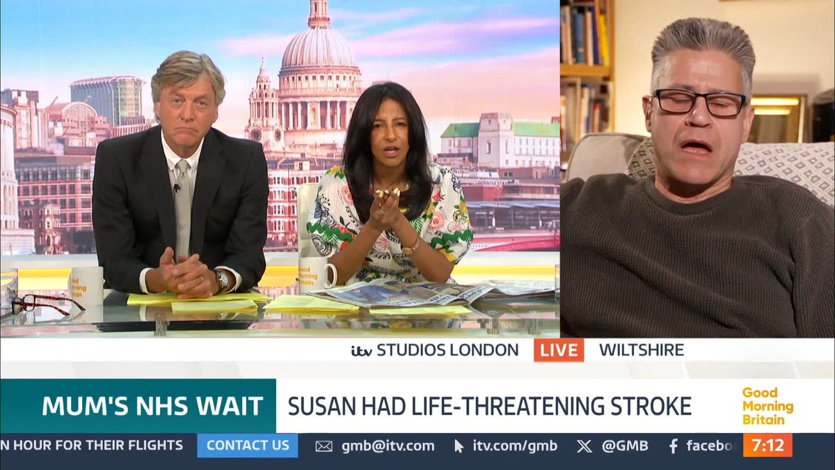 57-year-old mum of two Susan Harding remains permanently disabled in hospital after suffering a stroke at home, then having to wait almost two hours for an ambulance - despite living less than 15 miles from the hospital.