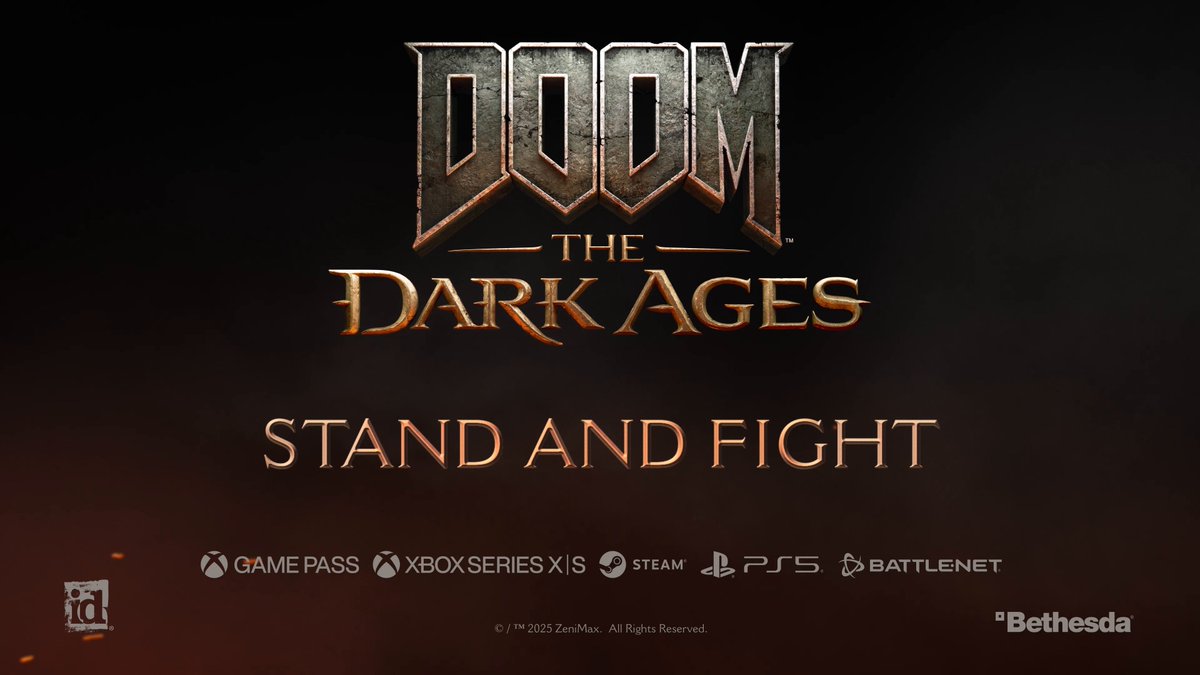 DOOM: The Dark Ages launches on 15 May 👀 Are you ready to Stand and Fight? Preorder the Premium Edition to play up to two days early and unlock tons of content!