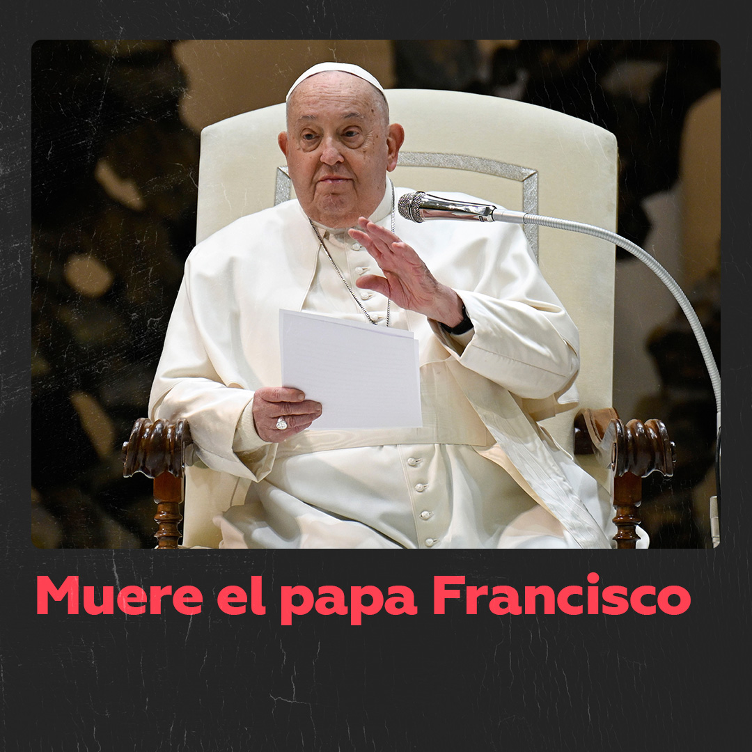 ⛪️🚨Fallece el papa Francisco Jorge Mario Bergoglio, el papa Francisco, murió a los 88 años de edad. El líder de la Iglesia católica padecía una pulmonía bilateral con infección polimicrobiana. 🔗