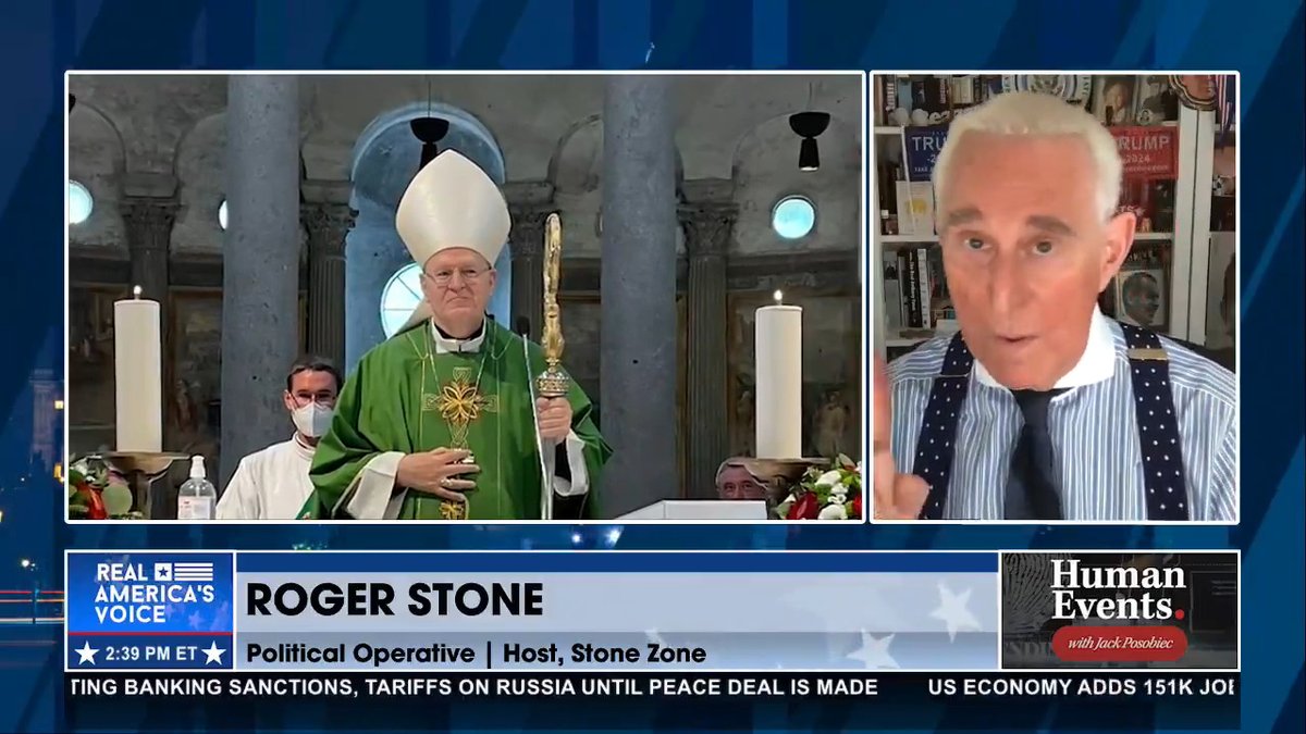 WHO WILL THE NEW POPE BE? Roger Stone discusses some of the names being thrown into the ring but warns of the POLITICALIZATION happening within the Catholic Church. Jack Poso 🇺🇸