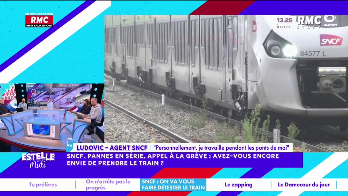 🚅 Pannes, grève : avez-vous encore envie de prendre le train ? 📞 Ludovic, agent SNCF, au 3216 : "Personnellement je ne prends pas le train parce que je sais très bien comment ça se passe... Je ne ferai pas grève car les revendications n'ont pas lieu d'être !" #EstelleMidi