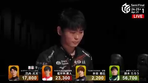 #Mリーグ 2024-25試合ダイジェスト📹 南4局1本場、#竹内元太 選手の2着に浮上する跳満ツモ! 2着の寿人選手とは5500点差 赤🀋への未練を断ち切り最終的には 平和赤1の🀇🀊待ちリーチに! スムーズに🀇を一発ツモ! 裏ドラも乗り3000・6000で2着に浮上! 👇動画タップで今すぐ無料視聴