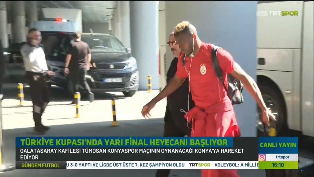 ✈️ Galatasaray, Konya yolunda.