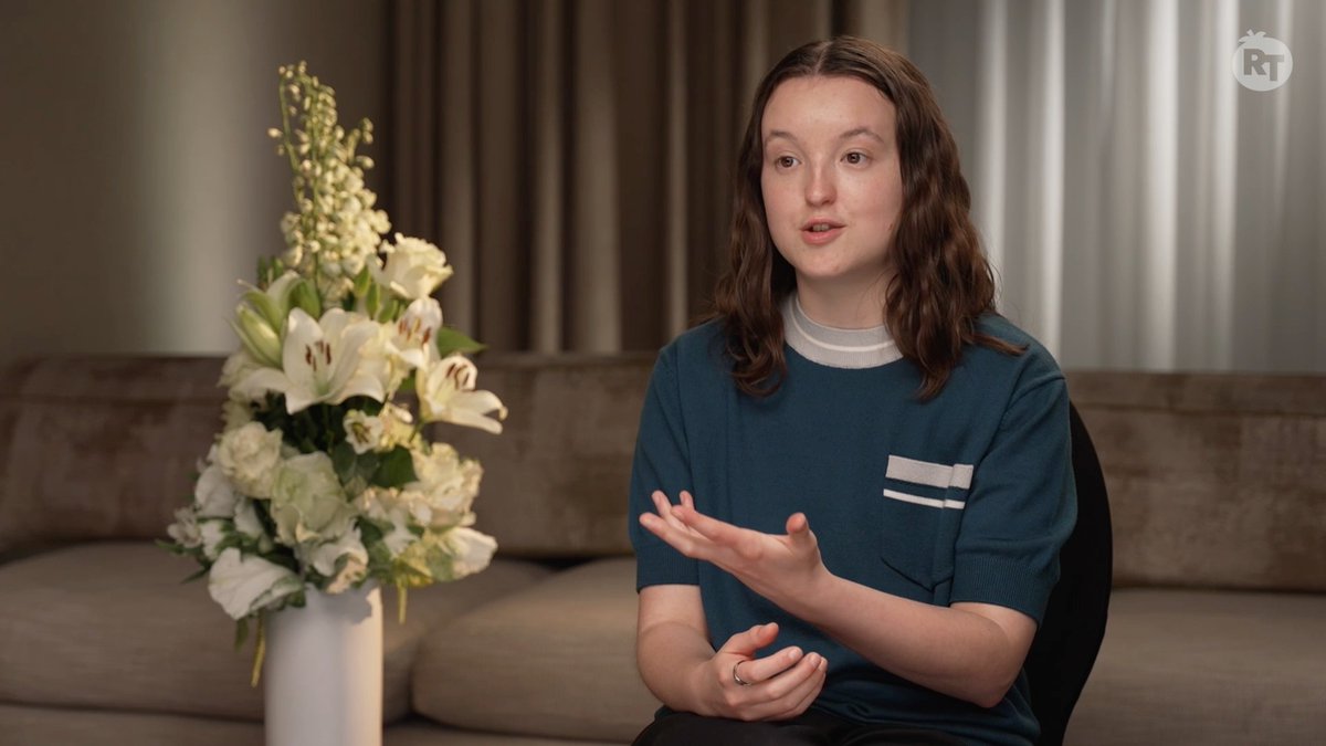 Bella Ramsey talks reconnecting with Pedro Pascal for #TheLastOfUs: Season 2.