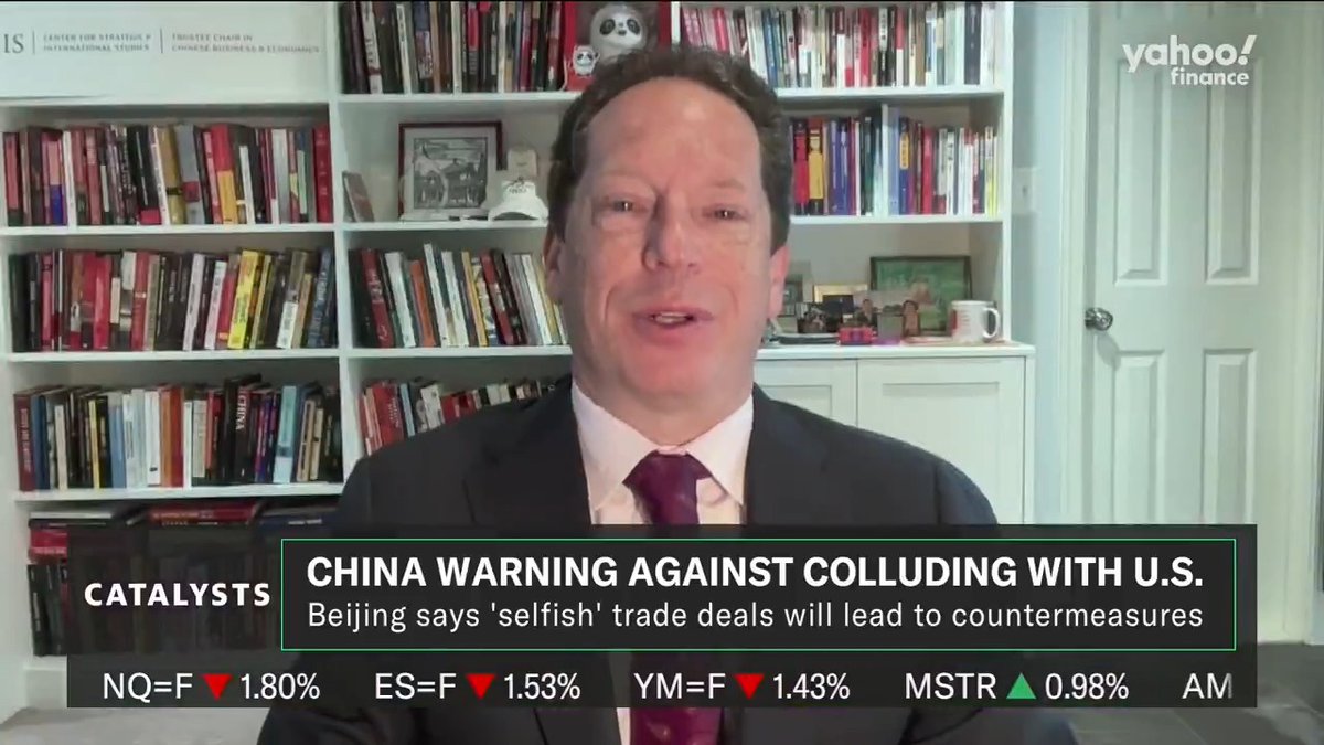 "I'm not sure that changing the Fed chair actually makes the US position relative to China that much stronger," CSIS senior adviser Scott Kennedy says. "It might actually weaken it."