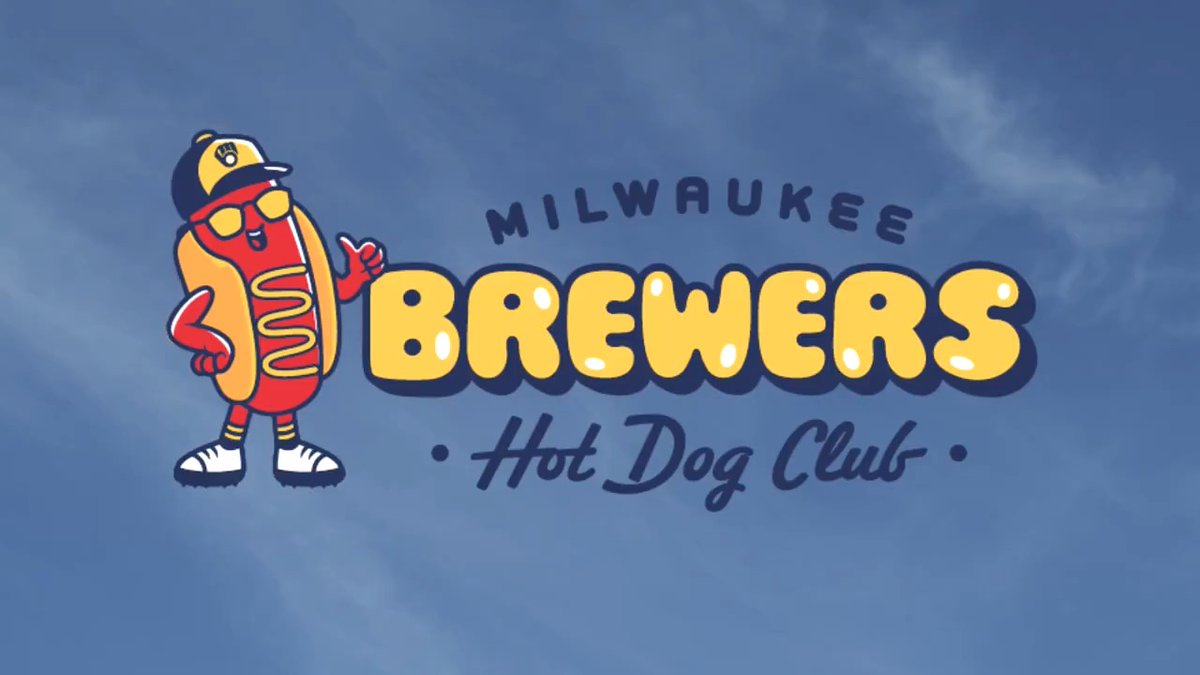 Welcome to hot dog heaven 🌭 Introducing the Brewers Hot Dog Club — giving members one FREE hot dog at every home game + a super prestigious, one-of-a-kind Hot Dog Club hat for just $59.99 Become a hot dog VIP today: