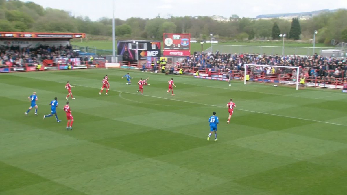 Late scenes as Carlisle equalise at Accrington Stanley!
