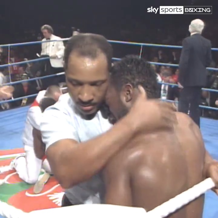 When Chris Eubank stopped Nigel Benn after a grueling world title battle in 1990 💥