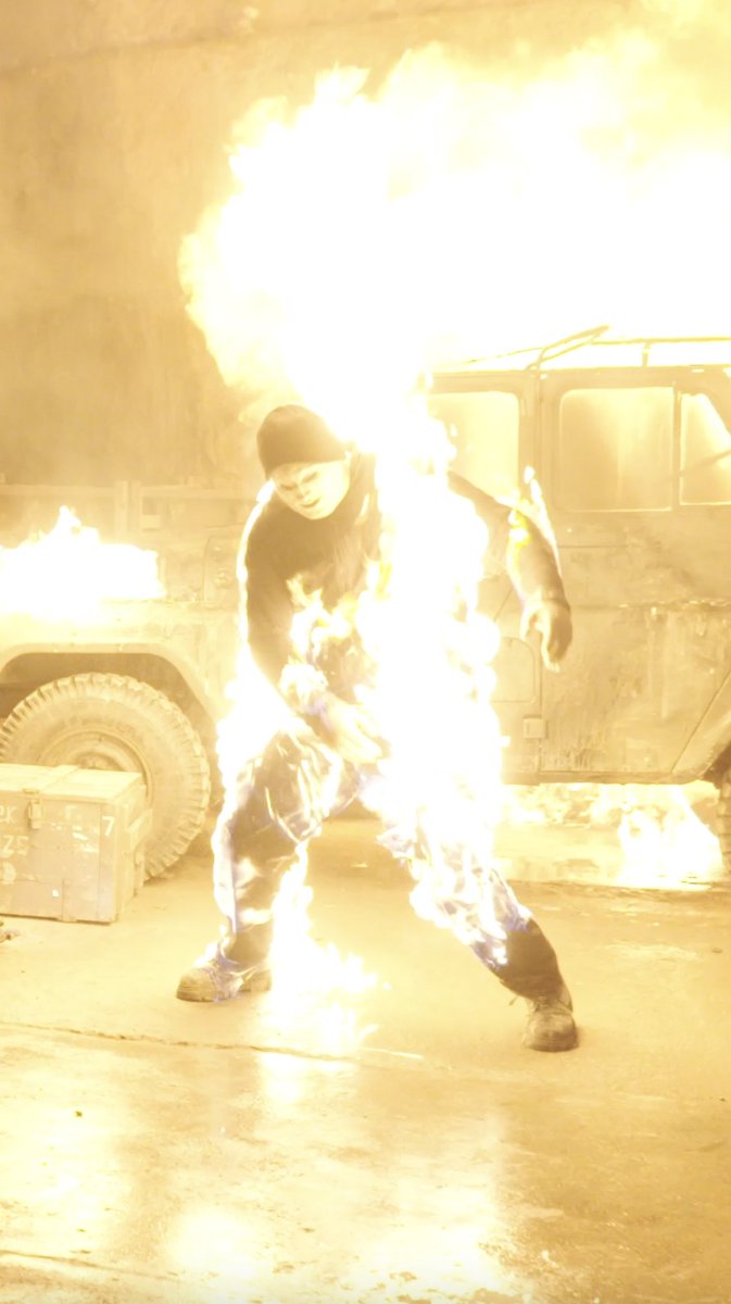 Fire and ice. Emphasis on fire. #BallerinaMovie