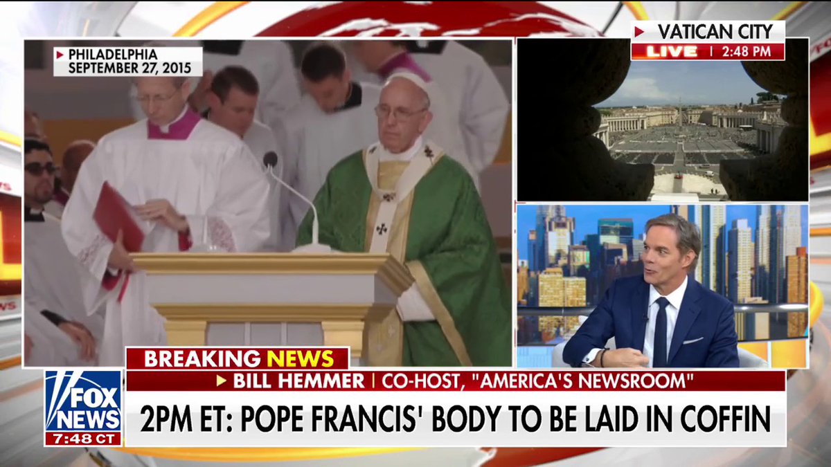 WATCH: America's Newsroom co-anchor BILL HEMMER gets teary-eyed reflecting on the life and legacy of Pope Francis, calling his Easter celebration on Sunday his last gift to Catholics worldwide.