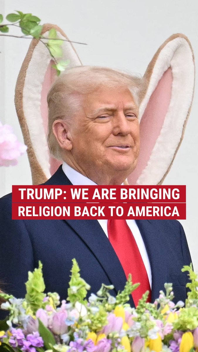"We're going to honor Jesus Christ very powerfully throughout our lives... We're bringing religion back in America." Donald J. Trump delivers a powerful Easter message highlighting the renewal of faith in America.