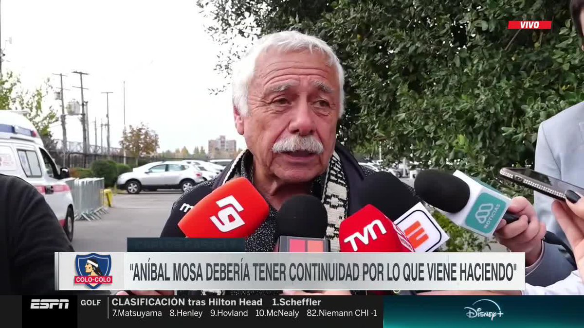 En una semana habrá elecciones a presidente en ByN. El idolo de Colo-Colo Carlos Caszely pidió por la continuidad de Anibal Mosa - "Lo que empezó debería terminar Anibal. Pero eso va a depender de lo que diga el CSD"