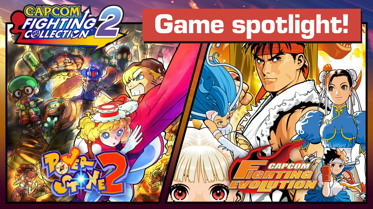 Get the party started with 4 players in Power Stone 2, or watch Capcom worlds collide in Capcom Fighting Evolution! Play both titles and more in Capcom Fighting Collection 2, launching May 16, 2025! Pre-order today! 👊