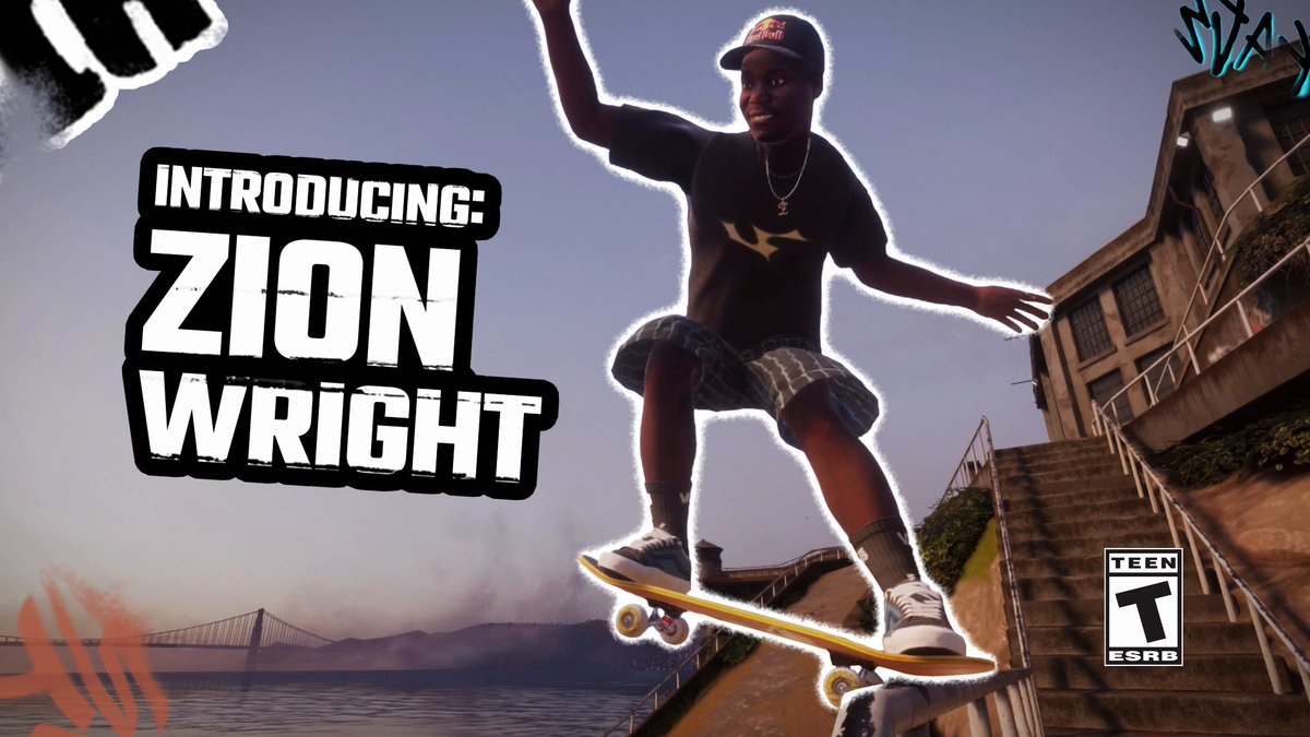 Zion Wright | Behind The Scenes of Tony Hawk’s™ Pro Skater™ 3 + 4 Stoked to welcome #ZionWright as a new Pro skater in #THPS 3+4, available July 11!