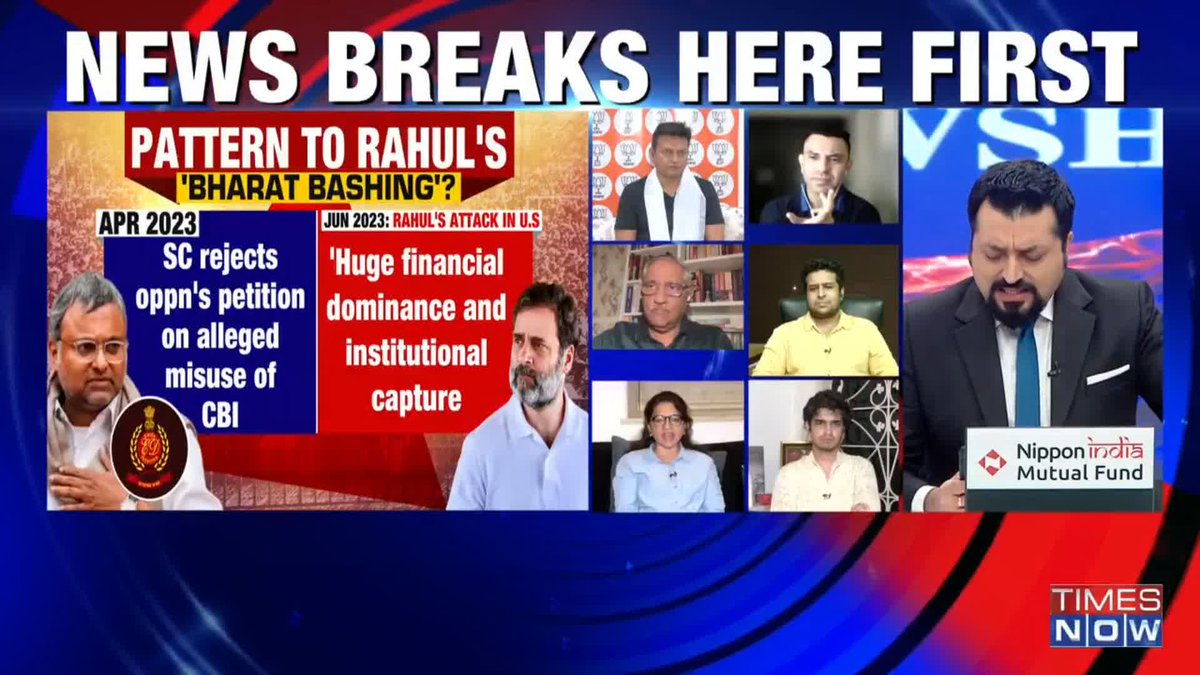 Rahul 'Maligns' EC Abroad From 5 o'clock to 11 o'clock, show us another state where 7% is added: Tehseen Poonawalla Official 🇮🇳 The LoP (Rahul Gandhi) goes to foreign soil and continues to insult Indian institutions: Dr Ajay Alok @TheNewsHour AGENDA | @MadhavGK