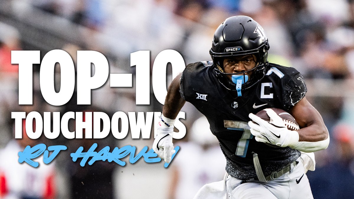RJ Harvey's Top-10 Touchdowns at UCF