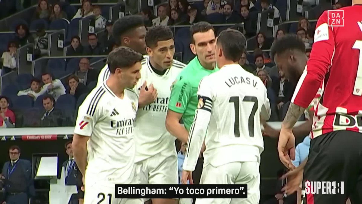 🗣️ “Yo toco primero” Bellingham y su conversación con Martínez Munuera tras el penalti no pitado en el Bernabéu #Super8