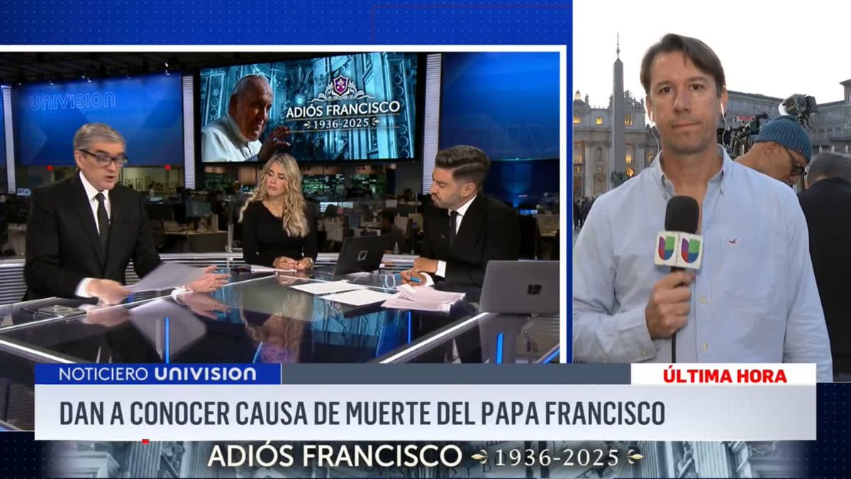 🇻🇦 | AHORA - FRANCISCO (1936-2025): Confirman el ictus como la causa de muerte del papa Francisco.