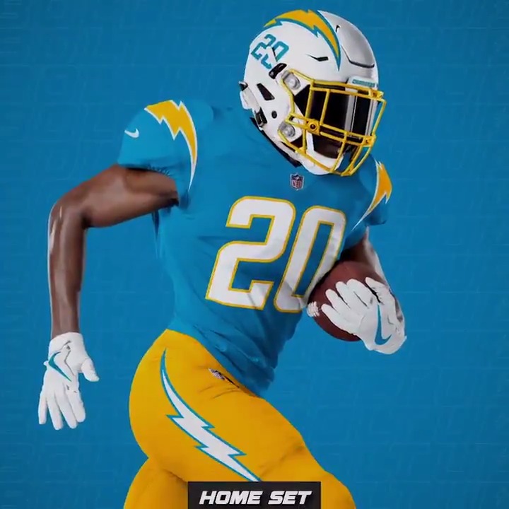 5 years ago today, the #Chargers dropped a uniform reveal so clean it broke the internet. #BoltUp