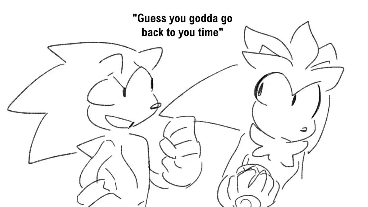 I just imagine when someone reminds Silver he’ll be going back to his own timeline where it’s a fiery hellscape he just wants to scream #sonic #sonicthehedgehog #animatic