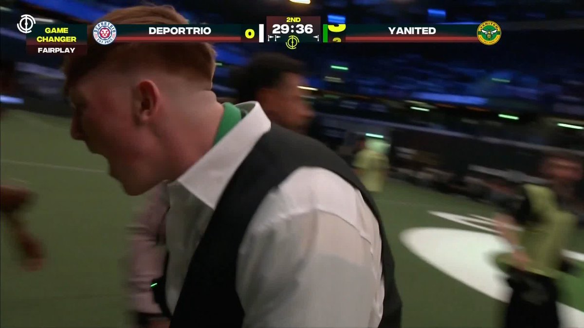 "Calm, composed &amp; cultured" 🥶 Tyler Winters secures the win for Angry Ginge's Yanited with a sensational goal 😮‍💨