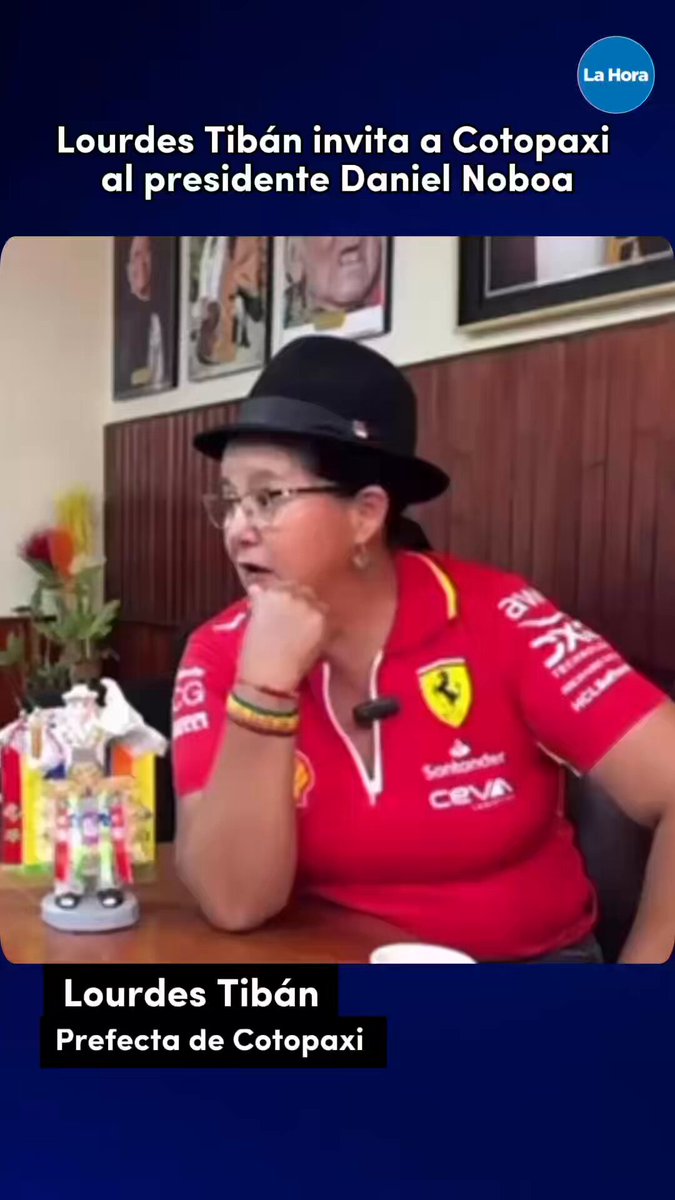 🗣️| Lourdes Tibán, prefecta de Cotopaxi, confirma que ha solicitado una cita con el presidente Daniel Noboa para presentarle proyectos clave para la provincia de Cotopaxi. Escucha la entrevista completa 👉🏻