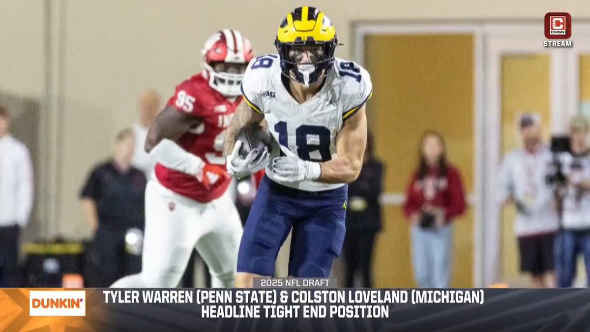 Colston Loveland might be a better fit for the Bears than Tyler Warren. The Bears have two big TEs that can block. Loveland is a WR in a TEs body and a mismatch nightmare. Reminds me of Sam LaPorta. #DaBears #Bears #ChicagoBears