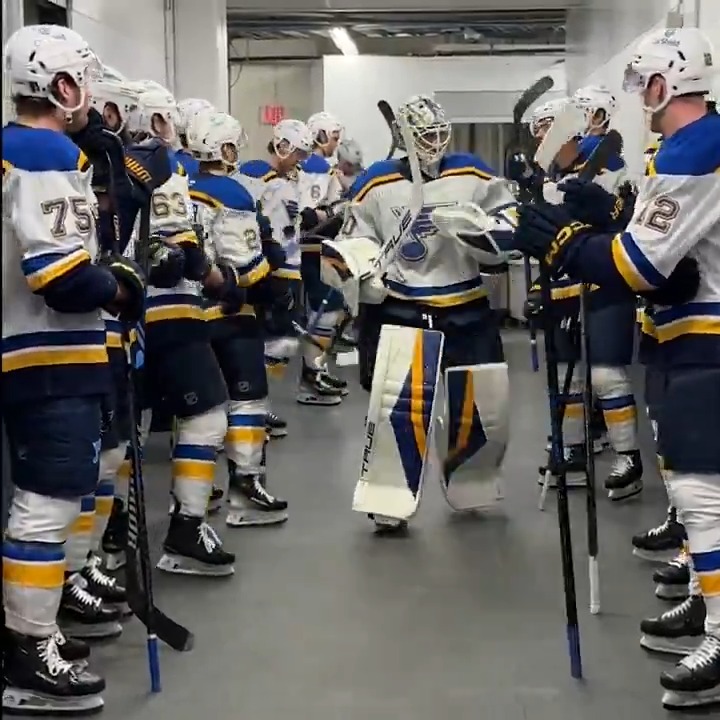 HERE WE COME. #WeAllBleedBlue #stlblues