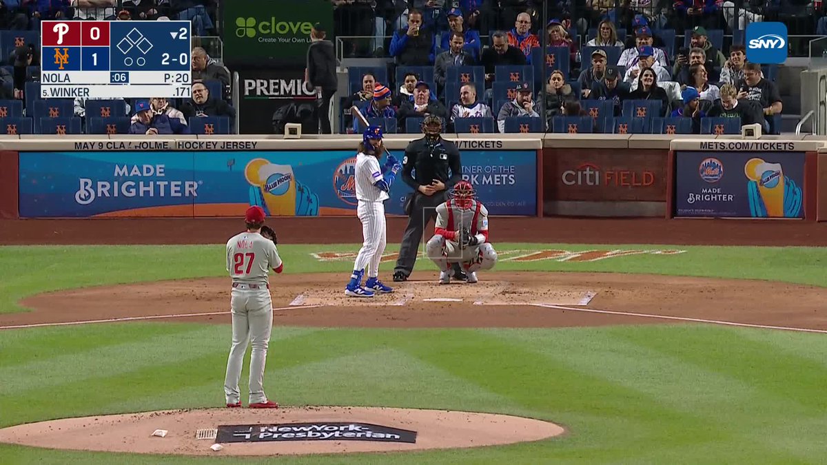 Jesse Winker homers and it’s 2-0 Mets!